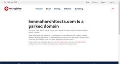 Desktop Screenshot of kenmaharchitects.com