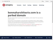 Tablet Screenshot of kenmaharchitects.com